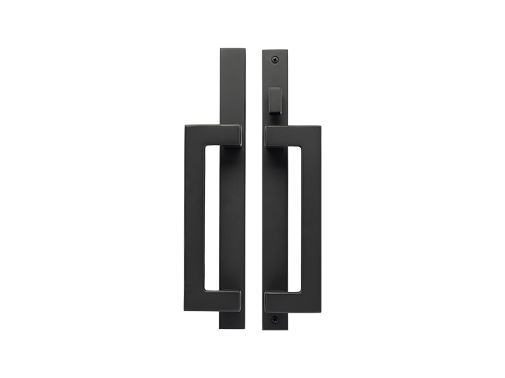 Sliding Door Handle – No key — Matte Black